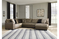 Abalone 3-Piece Sectional with Chaise - 91302S2