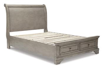 Lettner Full Storage Footboard with Roll Slats - B733-84S