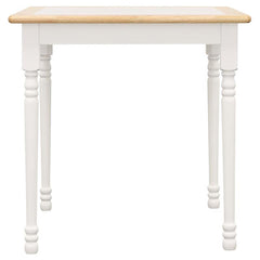 Carlene Square 29-inch Wood Tile Top Dining Table White - 4191