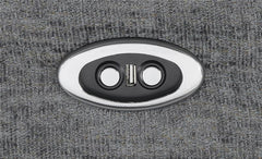 Bahrain Upholstered RAF Power Recliner Charcoal - 609540RRP