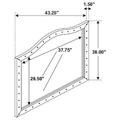 Deanna 5-piece California King Bedroom Set Grey - 205101KW-S5