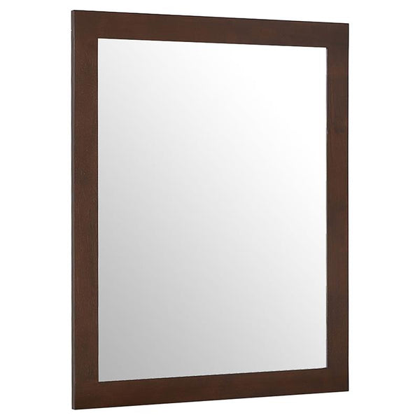 Jessica Rectangular Wall Dresser Mirror Cappuccino - 200714