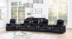 Cyrus 7-piece Upholstered Home Theater Seating - 600001-S5B