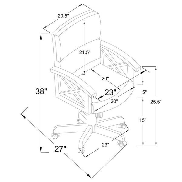 Marietta 5-piece Game Table Set Tobacco and Tan - 100171-S5