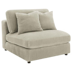 Blaine Upholstered Reversible Chaise Sectional Sofa Sand - 509899-SET