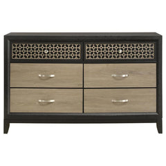 Valencia 4-piece Eastern King Bedroom Set Black - 223041KE-S4