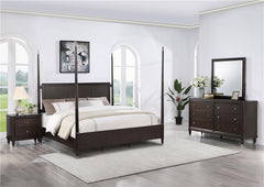 Emberlyn 4-piece Eastern King Bedroom Set Brown - 223061KE-S4
