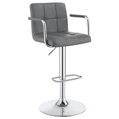 Palomar Adjustable Height Bar Stool Grey and Chrome - 121096