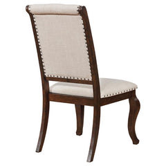 Brockway Tufted Dining Chairs Cream and Antique Java (Set of 2) - 110312