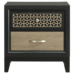 Valencia 2-drawer Nightstand Black - 223042