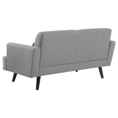 Blake 3-piece Upholstered Track Arm Sofa Set Sharkskin - 511121-S3