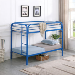Morgan Metal Twin Over Twin Bunk Bed Blue - 2256B