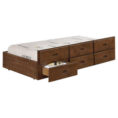 Atkin 3-drawer Twin XL Over Queen Bunk Bed Weathered Walnut - 461147