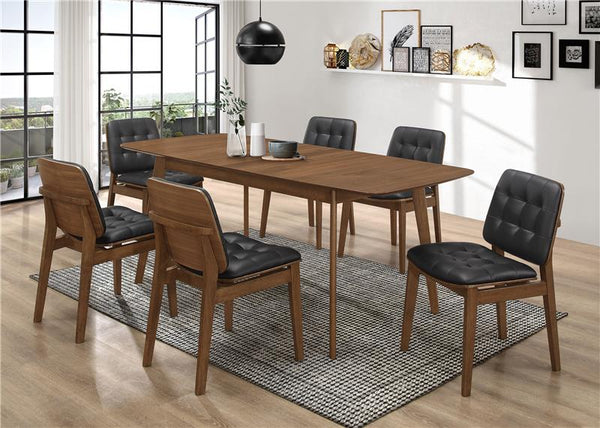 Redbridge Rectangular 7-piece Dining Set Natural Walnut - 106591-S7K