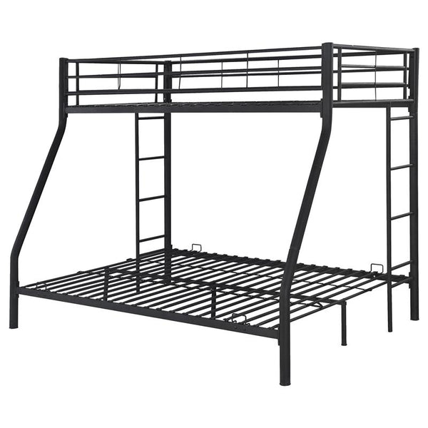Hayward Metal Twin Over Full Bunk Bed Black - 460062B