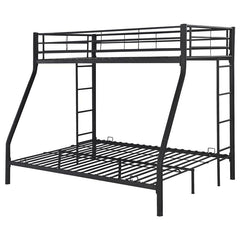 Hayward Metal Twin Over Full Bunk Bed Black - 460062B