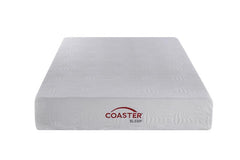 Ian 12" Eastern King Memory Foam Mattress White - 350065KE