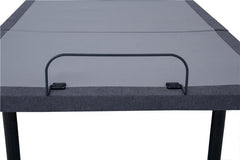 Clara Full Adjustable Bed Base Grey and Black - 350131F