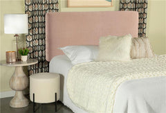Gigi Upholstered Queen or Full Panel Headboard Blush - 316030QF