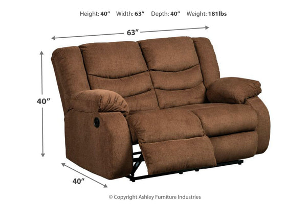 Tulen Reclining Loveseat - 9860586