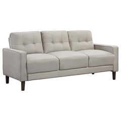 Bowen 3-piece Upholstered Track Arm Tufted Sofa Set Beige - 506785-S3