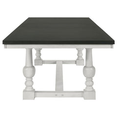 Aventine 7-piece Rectangular Dining Set Charcoal and Vintage Chalk - 108241-S7