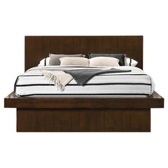 Jessica 5-piece Queen LED Bedroom Set Cappuccino - 200711Q-S5P