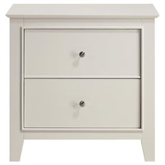 Selena 2-drawer Youth Nightstand Cream White - 400232