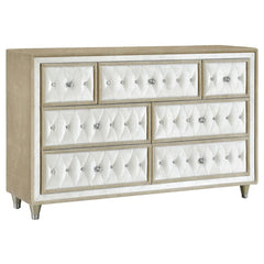 Antonella 4-piece Queen Bedroom Set Ivory - 223521Q-S4