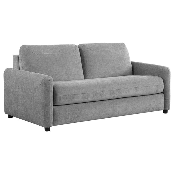 Rylie Upholstered Sofa Sleeper with Queen Mattress Grey - 360029