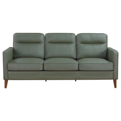 Jonah 3-piece Upholstered Track Arm Sofa Set Green - 509654-S3