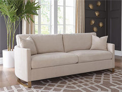 Corliss Upholstered Arched Arm Sofa Beige - 508821