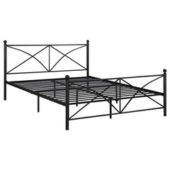 Hart Metal Queen Open Frame Bed Matte Black - 422755Q