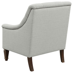 Avonlea 3-piece Upholstered Sloped Arm Sofa Set Grey Fabric - 505641-S3