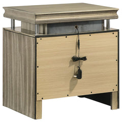 Giselle 4-piece California King Bedroom Set Rustic Beige - 224391KW-S4