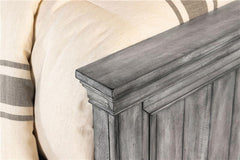 Avenue Wood California King Panel Bed Weathered Grey - 224031KW