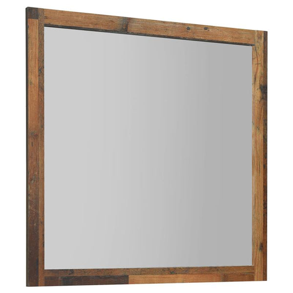 Sidney Dresser Mirror Rustic Pine - 223144