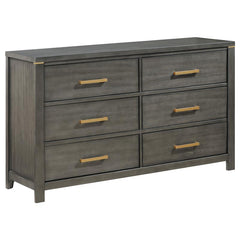 Kieran 4-piece Eastern King Bedroom Set Grey - 224741KE-S4