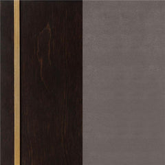 Durango Wood California King Panel Bed Smoked Peppercorn - 223261KW