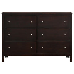 Carlton 5-piece California King Bedroom Set Cappuccino - 202091KW-S5