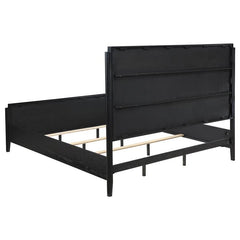 Brookmead Wood California King Panel Bed Black - 224711KW