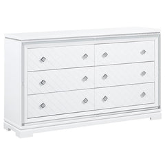 Eleanor 6-drawer Dresser White - 223563
