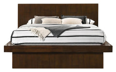 Jessica 5-piece California King LED Bedroom Set Cappuccino - 200711KW-S5