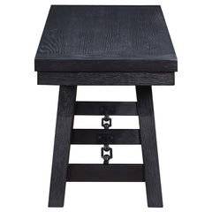 Newport Trestle Dining Bench Black - 108146