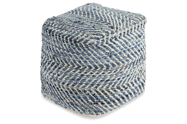 Chevron Pouf - A1000445