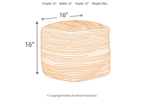 Absalom Pouf - A1000550