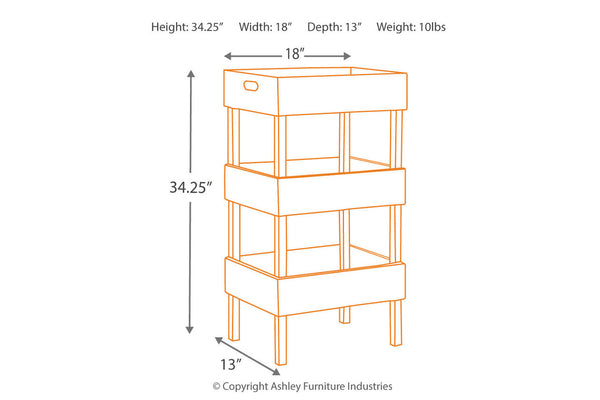 Yulton Storage Shelf - A4000091