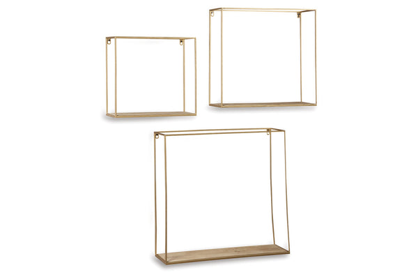 Efharis Wall Shelf (Set of 3) - A8010107