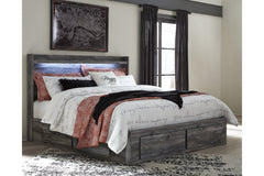 Baystorm King Panel Bed with 4 Storage Drawers - B221B15