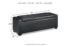 Benches Upholstered Storage Bench - B010-209